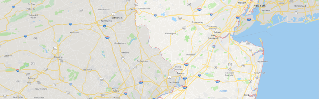 Map of Jersey