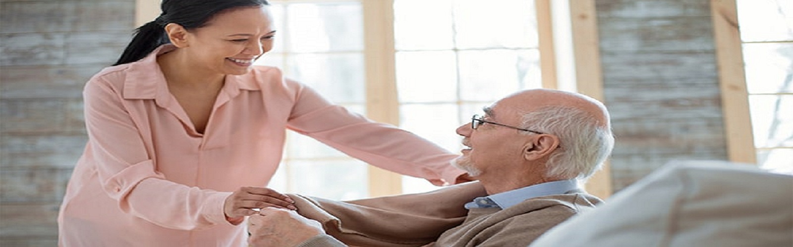 caregiver and man